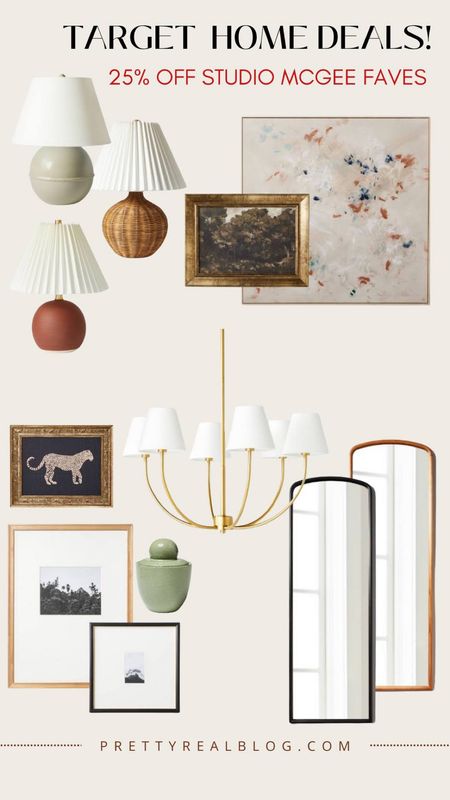 Target studio McGee home is on sale! Brass Chandelier, rust lamp, gray lamp, art, moody art, full length mirror, rattan lamp, picture frames, cheetah art 

#LTKSaleAlert #LTKHome