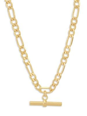 18K Yellow Goldplated Figaro-Chain Pendant Necklace | Saks Fifth Avenue OFF 5TH