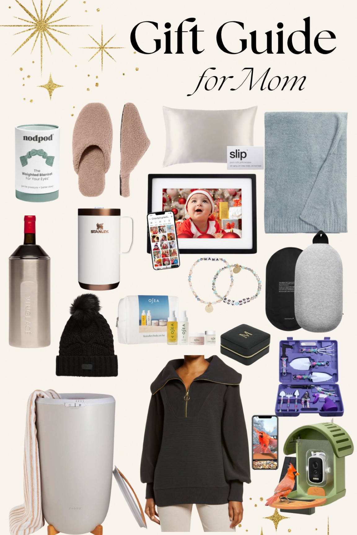 Gift Guide for Mom: cozy finds, nature lover finds, sentimental finds, and more. 

#giftguide #giftsforher #mom #grandma #giftsformom #salealert

#LTKGiftGuide #LTKSaleAlert #LTKFindsUnder100