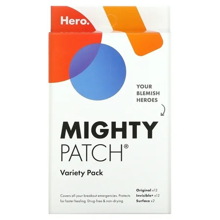 Hero Cosmetics Mighty Patch, Variety Pack, 26 Patches | Walmart (US)