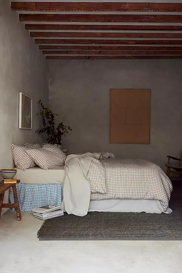 Linen Blend Duvet Cover | Anthropologie (US)
