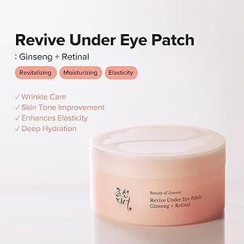 Beauty of Joseon Revive Under Eye Patch Retinal Ginseng for Puffy Under Eye Bag Masks Collagen Pe... | Amazon (US)
