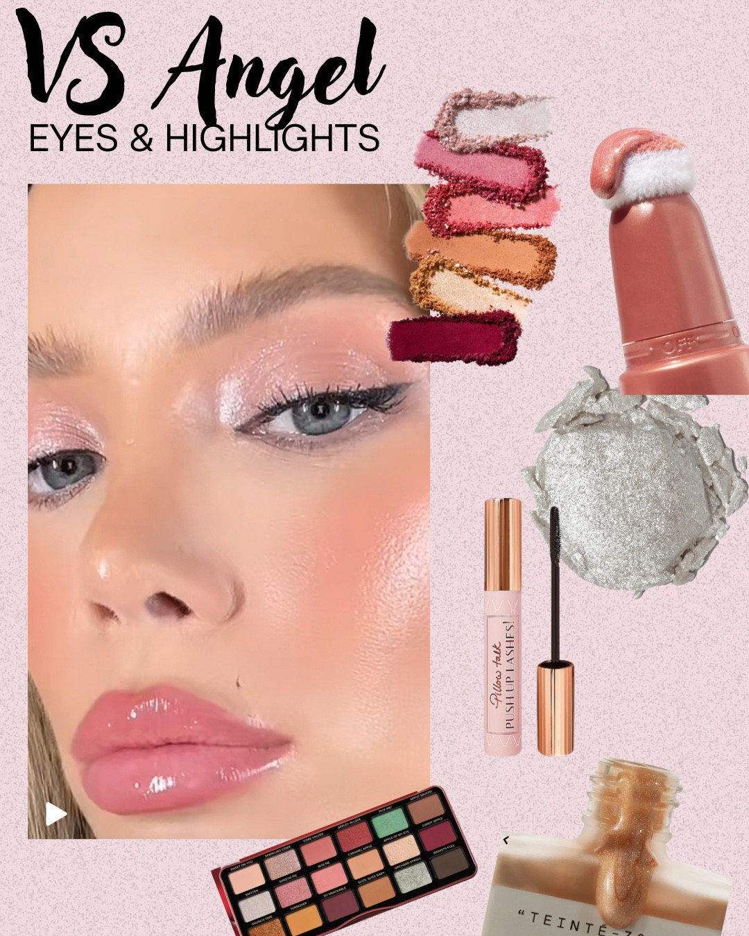 ultimate shine & glow for our VS Angel look! For the Appley in Love Pallet I used the shade “core values” with sparkling cider & sweetie pie 🥧 

#LTKBeauty