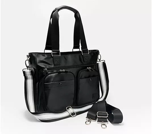 IHKWIP Cargo Catchall Tote with Two Crossbody Straps - QVC.com | QVC