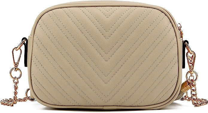 lola mae Quilted Crossbody Bag, Trendy Design Shoulder Purse | Amazon (US)