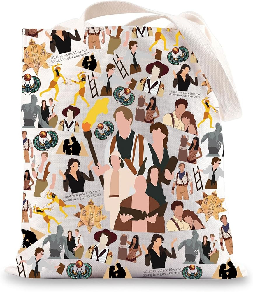 G2TUP Mummy Tote Bag O'Connell & Evelyn Fans Gift Mummy High Priest Imhotep Shoulder Bag O'Connel... | Amazon (US)