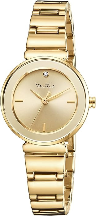 Diaofendi Gold Watches for Women Luxury Ladies Quartz Wrist Watches Stainless Steel Bracelet,Vint... | Amazon (US)