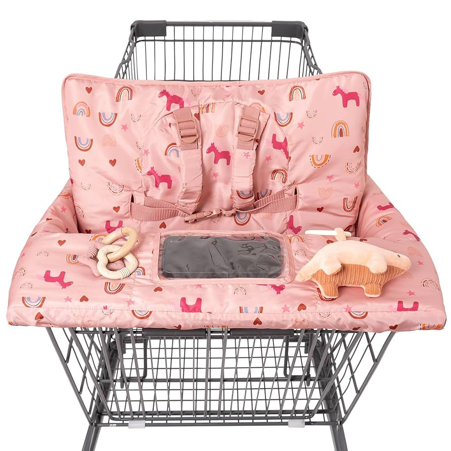 Shopping Cart Cover for Baby 2 in 1 High Chair Covers for Restaurant Comfortable Grocery Cart Sea... | Amazon (US)