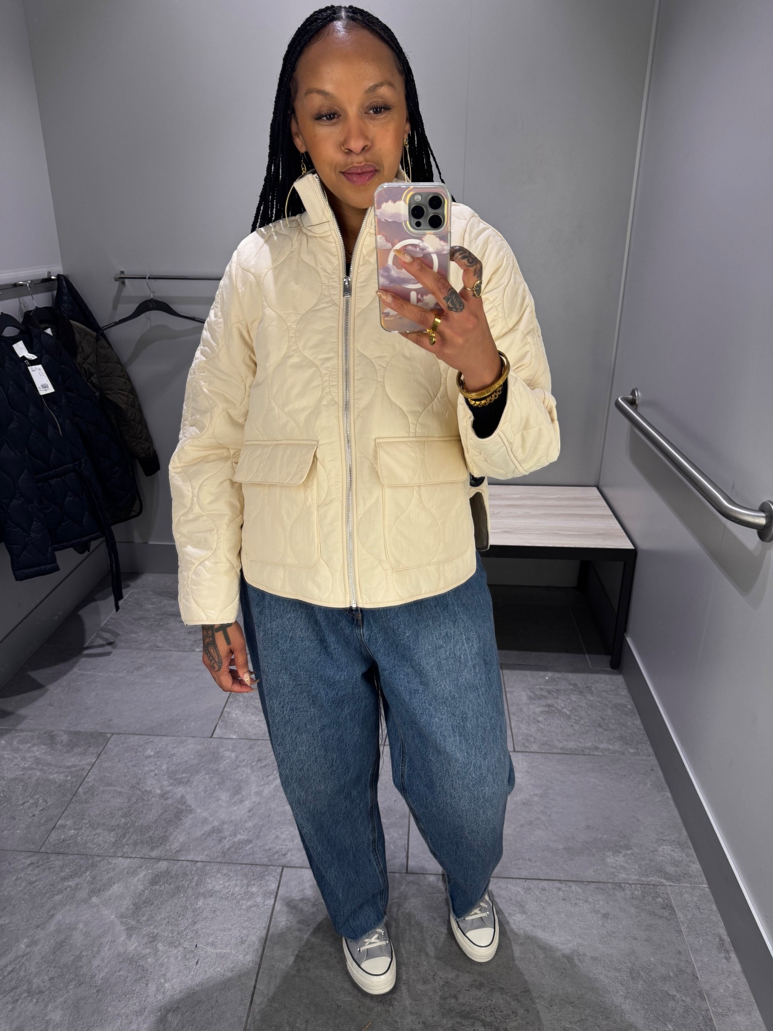 H&M fall outerwear 2025🧥

For your reference I am 5’6”, 180lbs.

🧥I an wearing a size medium.

#LTKMidsize #LTKOver40 #LTKSeasonal