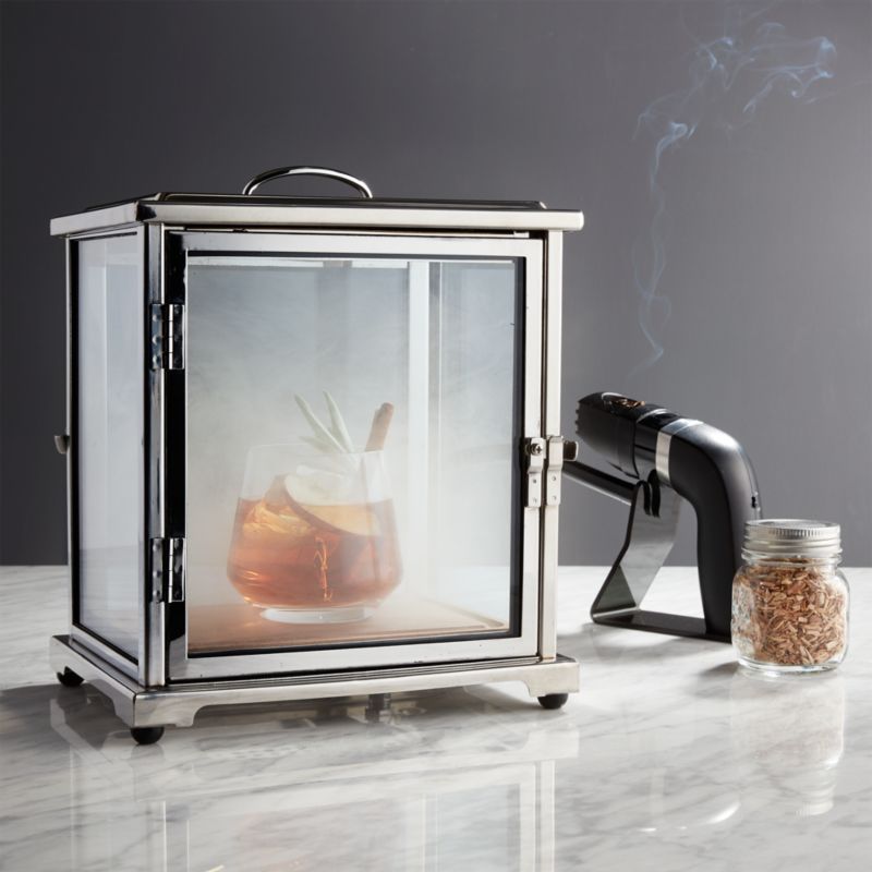 Crafthouse by Fortessa Cocktail Smoking Box + Reviews | Crate & Barrel | Crate & Barrel