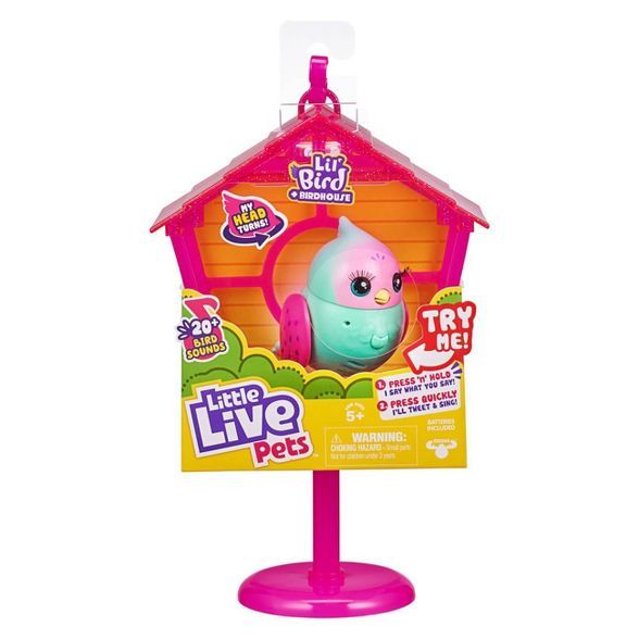 Little Live Pets Lil' Bird & Bird House - Pippa Peeps | Target