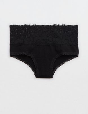 Aerie Candy Lace Cotton Cheeky Underwear | American Eagle Outfitters (US & CA)