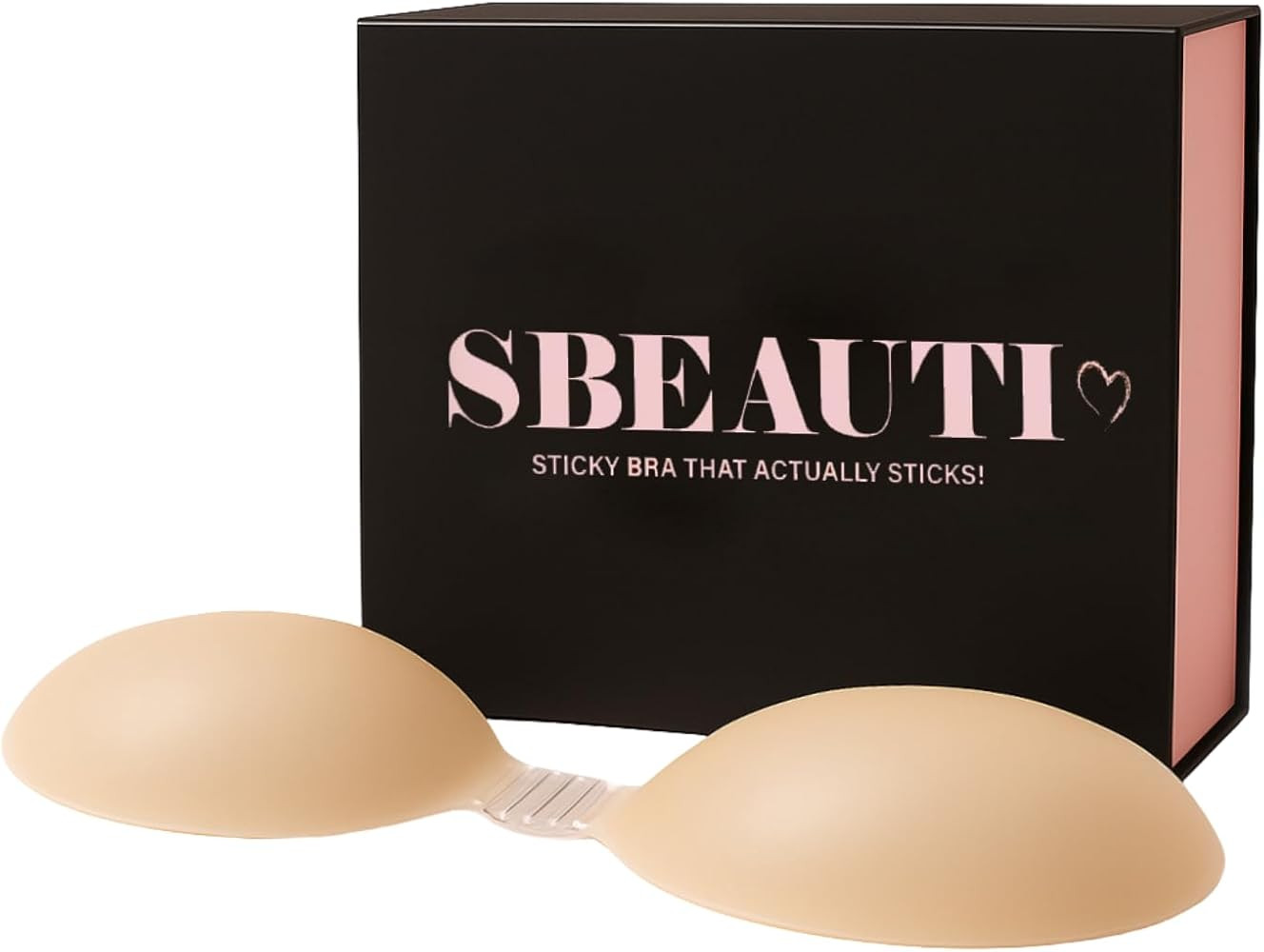 Adhesive sticky strapsess bra | Amazon (US)