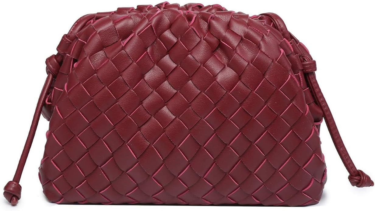 Huralona Dressy Pleated Vegan Leather Clutch Purse Super Soft Cloud Dumpling Clutch Bag for Women... | Amazon (US)