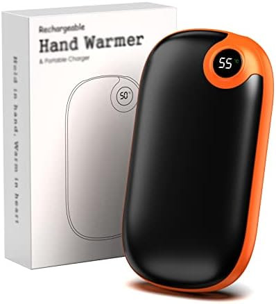 SOARAISE Hand Warmers Rechargeable, 10000mAh Electric Hand Warmer with LED Display, Long-Lasting Hea | Amazon (US)