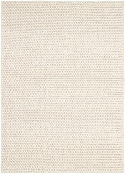 SAFAVIEH Natura Collection Area Rug - 8' x 10', Ivory, Handmade Wool, Ideal for High Traffic Area... | Amazon (US)