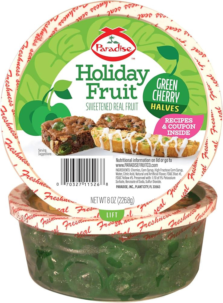 Paradise Cherry Halves, Green, 8 Ounce | Amazon (US)