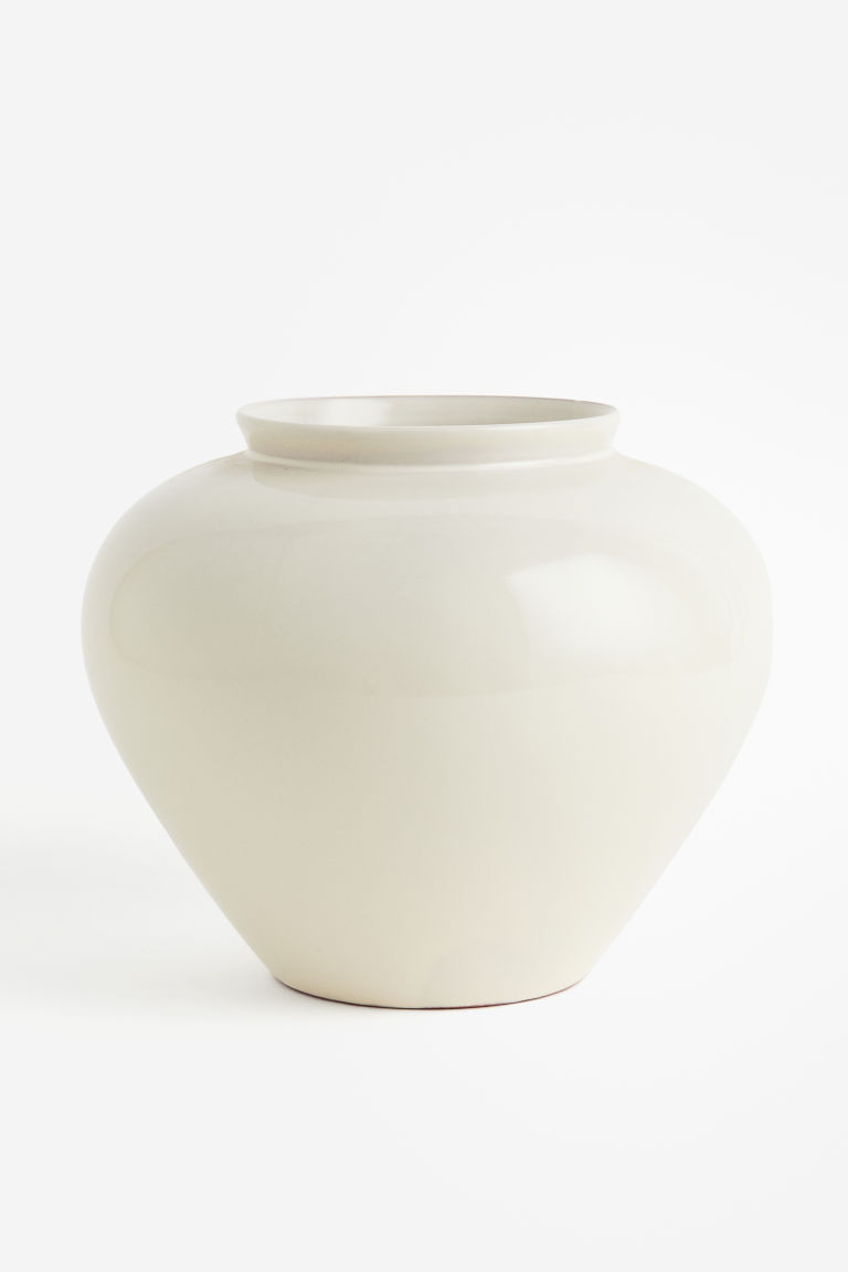 H & M - Terracotta vase - White | H&M (UK, MY, IN, SG, PH, TW, HK)