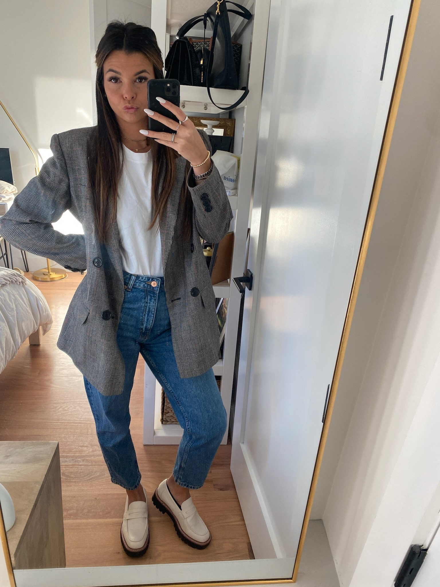 Oversized blazer look for 
Thanksgiving , fall outfit , workwear , work outfit , holiday outfit 

Mules are from yellowbox! 

#LTKworkwear #LTKSeasonal #LTKshoecrush