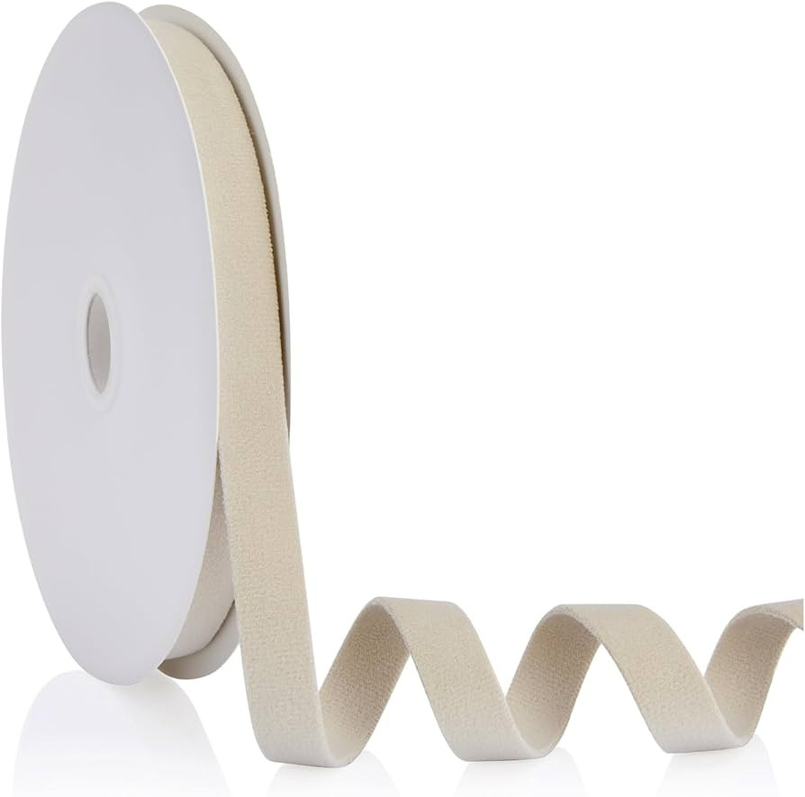 Camel 5/8 inch Velvet Ribbon, Double Faced Continuous 20 Yards Velvet Ribbon Use for Christmas Tr... | Amazon (US)