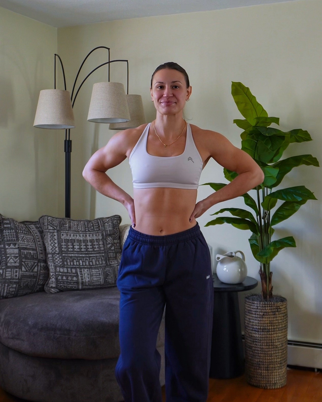 Oneractive foundations joggers: medium 
Oneractive timeless square neck bra: smalll

#LTKStyleTip #LTKActive