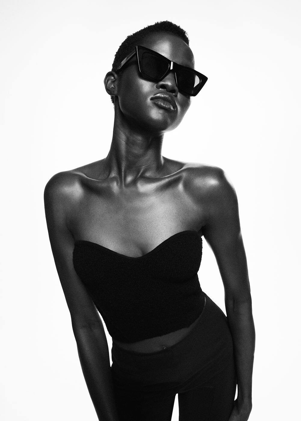 Corset style top -  Women | Mango United Kingdom | MANGO (UK)