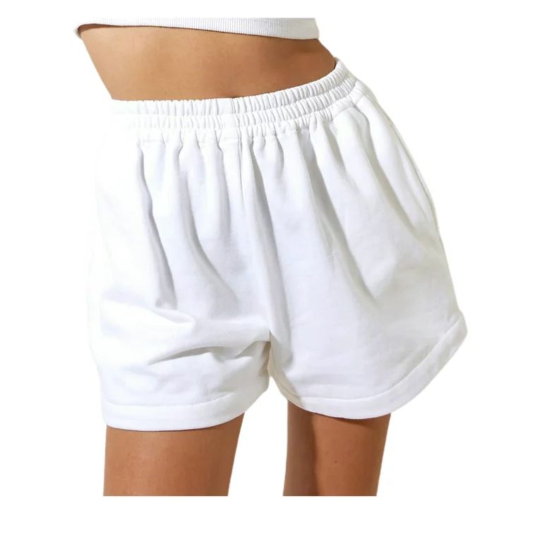 Listenwind Women Sweat Shorts High Waist Wide Leg Sports Workout Shorts Lounge Pants - Walmart.co... | Walmart (US)