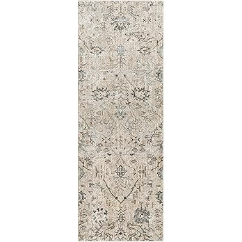 Hauteloom Claydon Moroccan Farmhouse Bedroom Hallway Entryway Runner Rug with Tassles - Bohemian ... | Amazon (US)