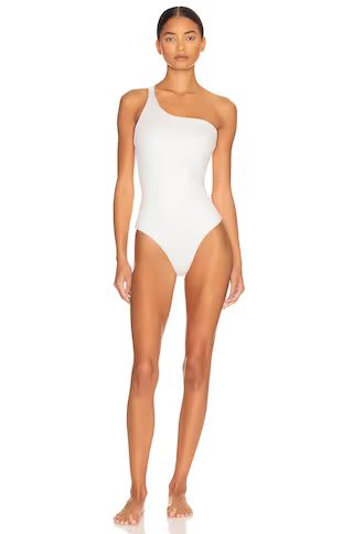 BOAMAR Olivia One Piece in White Sparkle Shine from Revolve.com | Revolve Clothing (Global)