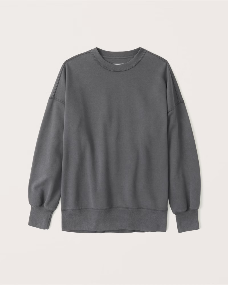 Boyfriend Crew Sweatshirt | Abercrombie & Fitch (US)