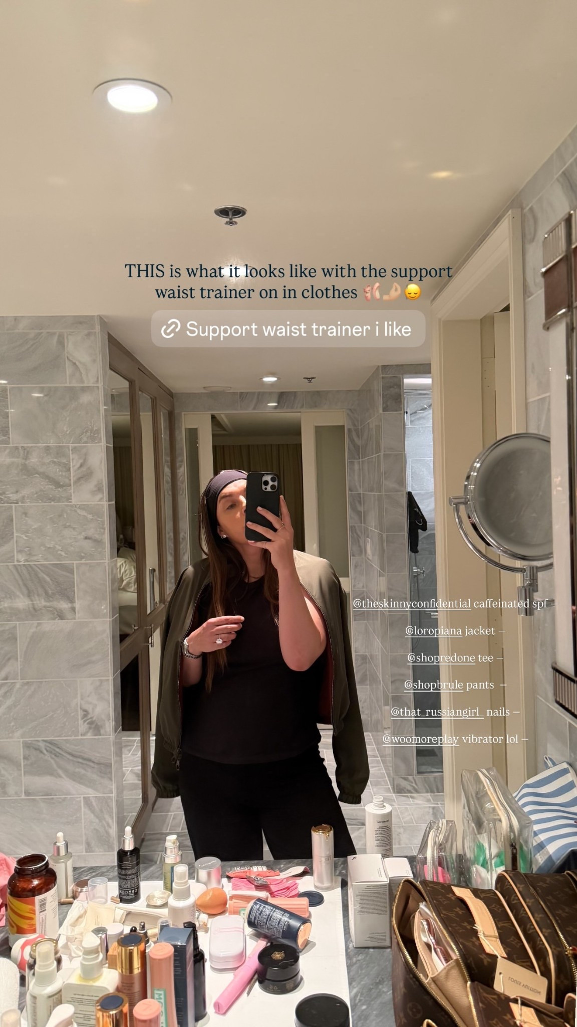 My postpartum outfit. THIS is what it looks like with the support waist trainer on in clothes

#LTKSeasonal #LTKStyleTip #LTKFindsUnder100