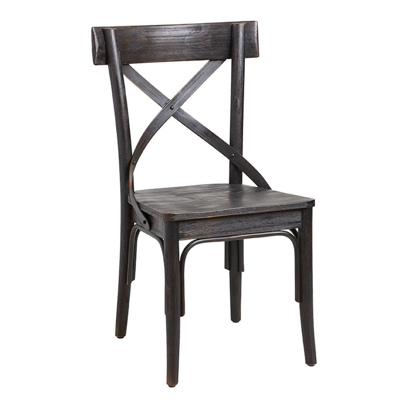 Bistro Distressed Wood Dining Chair Set of 2 | World Market
