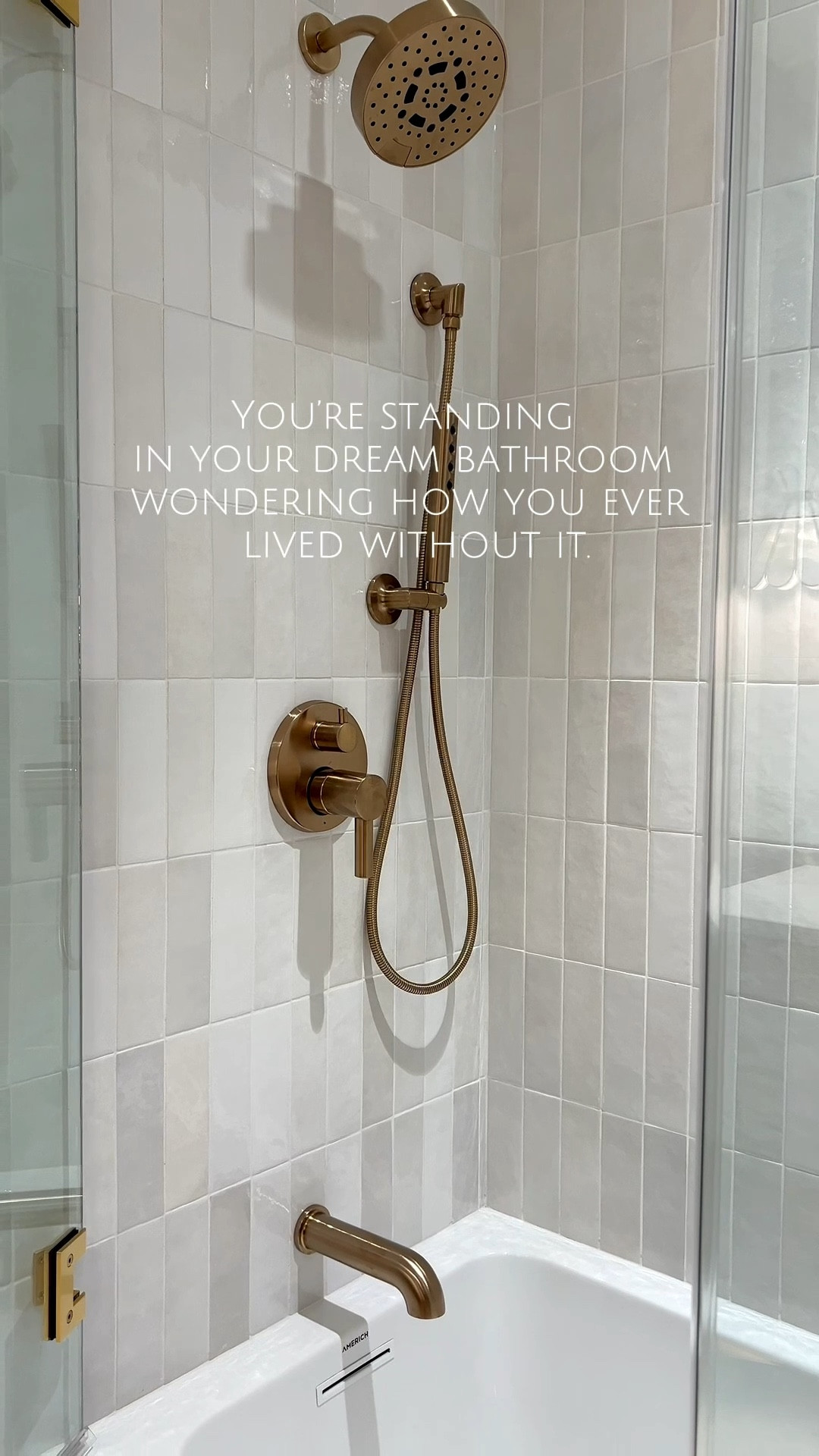 Dreams do come true one renovation project at a time! ✨ Many years of planning and scrolling through 
Pinterest for this dream.

#cloetile #bathroomreno #subwaytile #whitesubwaytile

#LTKHome