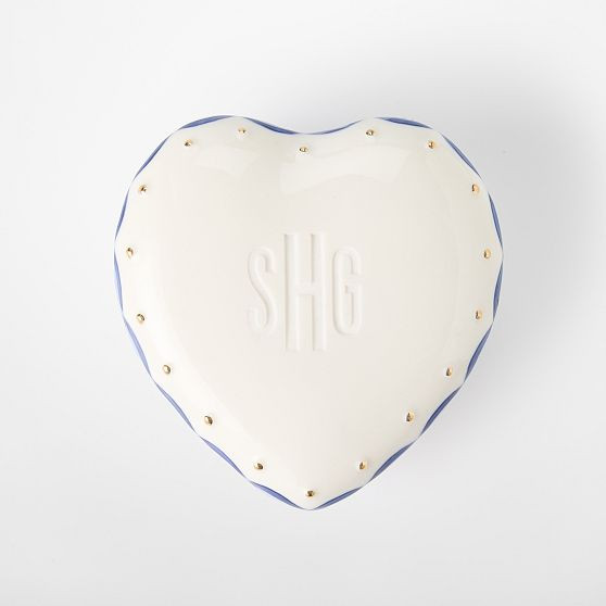 Heart Ceramic Catchall Box​ | Mark and Graham