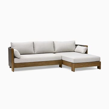 Porto Outdoor 2-Piece Chaise Sectional | West Elm (US)