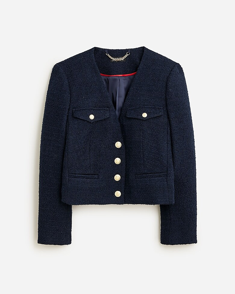 Maritime tweed lady jacket | J. Crew US