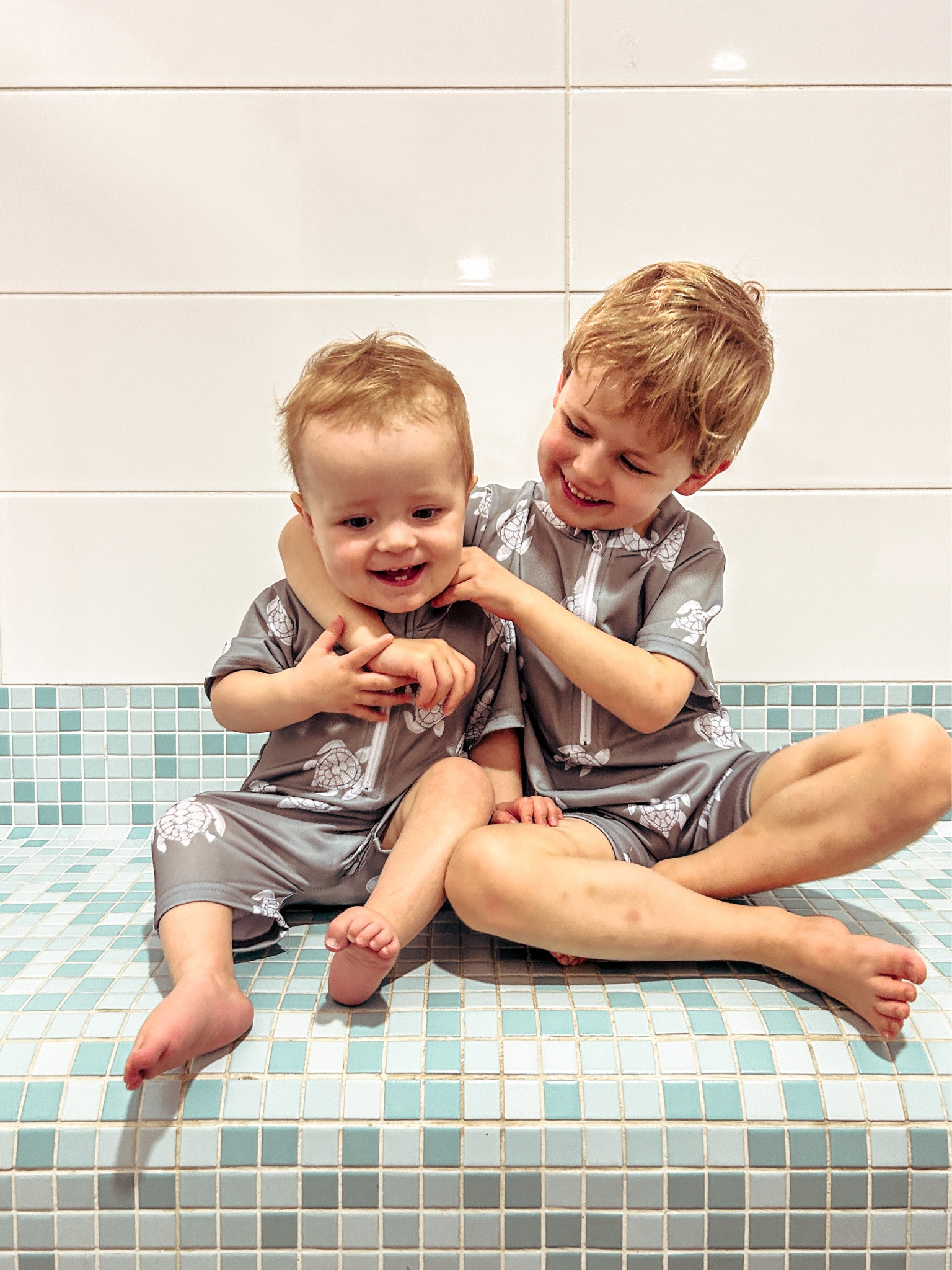 The cutest matching brother swimwear - under £10 each! 
.
Vacation clothes - brother outfits - rash guard - swim all in one - boys swimming trunks - summer holiday kid’s essentials - sage green swim - neutral swimwear - sea turtle print - Amazon prime - Amazon clothing 

#LTKfindsunder50 #LTKkids #LTKtravel