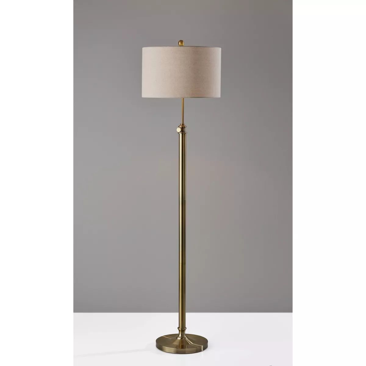 Barton Floor Lamp Antique Brass - Adesso | Target