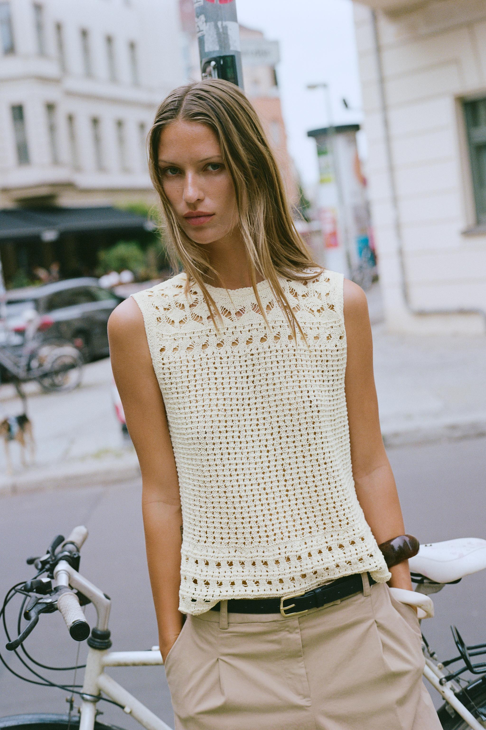 POINTELLE KNIT TOP | Zara US