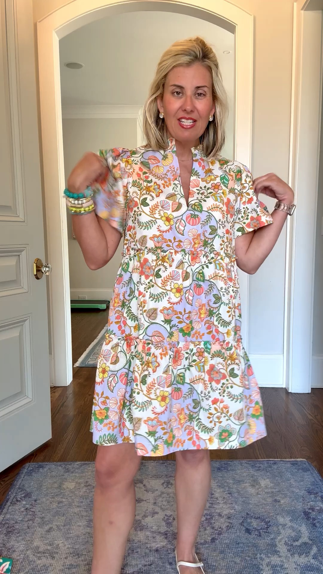 Up to 50% off Spring finds at Avara! Goodness this floral print is a showstopper! This is so cute paired with these must-have mesh flats. I’m in small dress & 7 flats (I always size 1 down in flats) 

#LTKSeasonal #LTKdayinmylife #LTKOver40