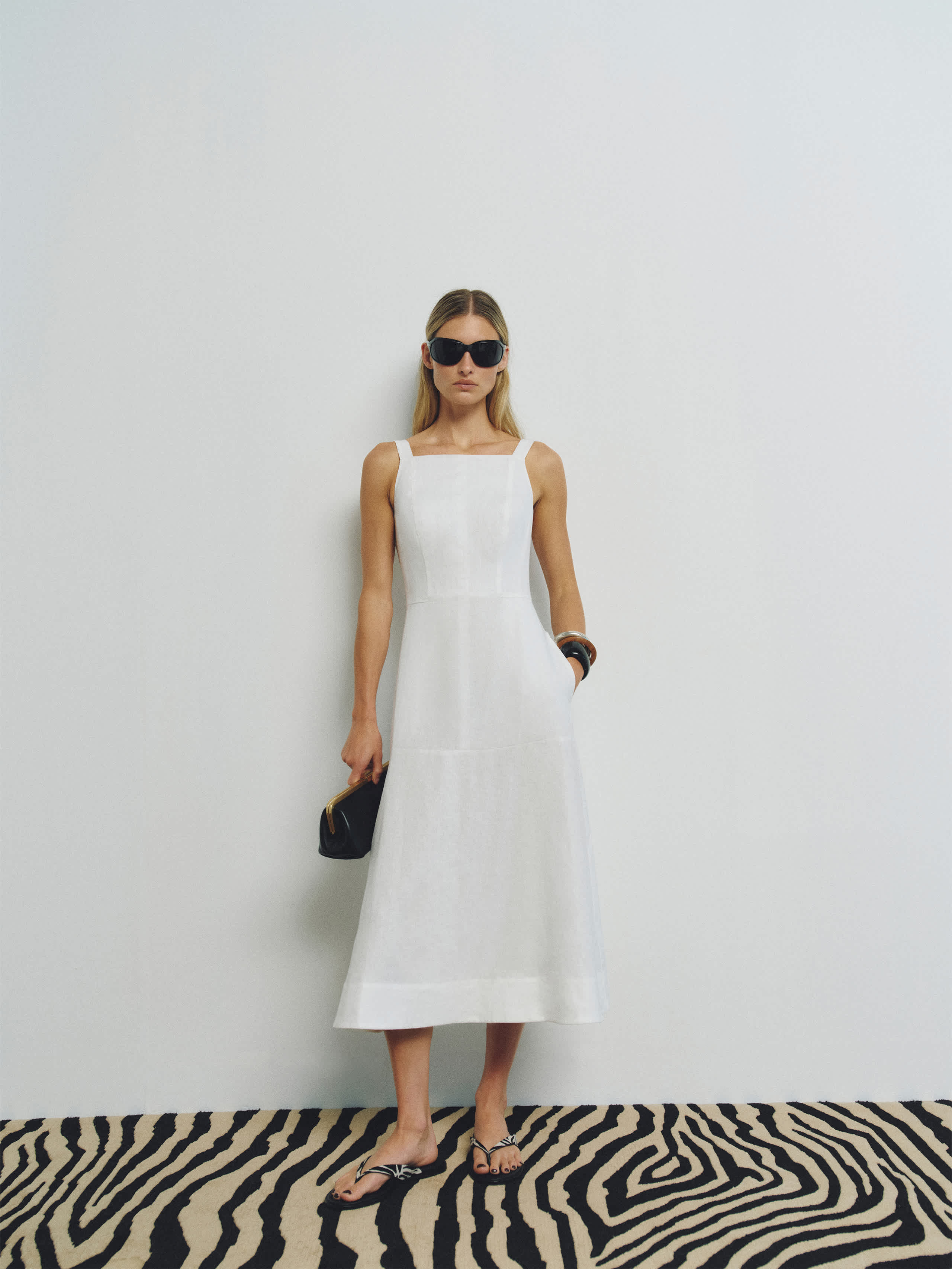 Reformation Venice Linen Dress Ivory 0 | Reformation (Global)