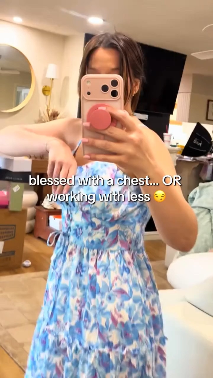 If you’re blessed with a chest OR working with less… this Grace Karin dress just gets it 😌 it’s flowy, flattering, adjustable straps so you can actually get the fit right, a corset tie in the front to shape it how you want, and pockets (which automatically makes it a yes). One of those easy throw-on dresses that somehow works for everyone. #summerdress #gracekarin #summerfashioninspo #flatteringfit #milkmaiddress

#LTKTravel #LTKFestival #LTKootd
