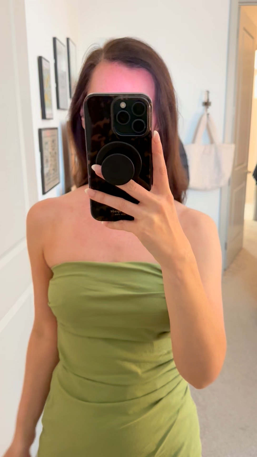 Abercrombie // strapless dress // under $100 // on sale // mini dress // date night dress // green // spring // summer // ootd //beach // travel 

#LTKSeasonal #LTKSaleAlert #LTKootd