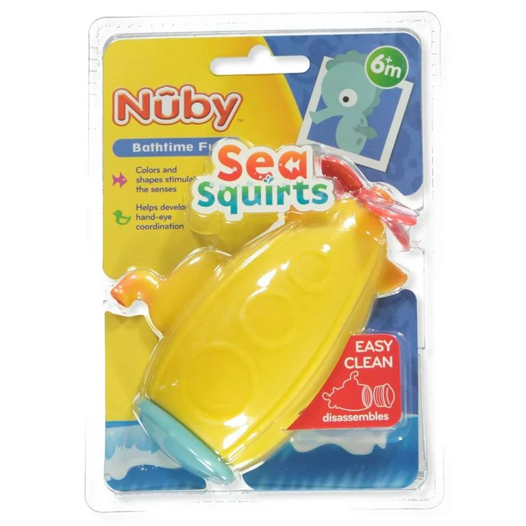 Nuby Submarine Sea Squirts Bath Toy - yellow, one size - Walmart.com | Walmart (US)