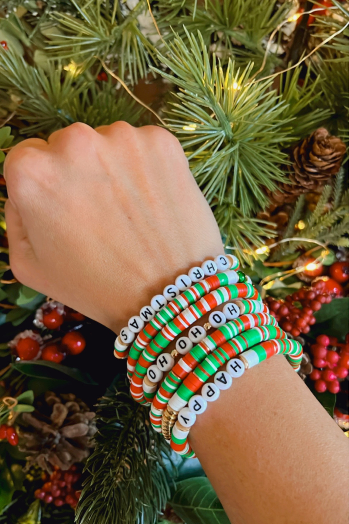 Christmas bracelets. Christmas jewelry. Amazon Christmas accessories

#LTKSeasonal #LTKHoliday #LTKunder50