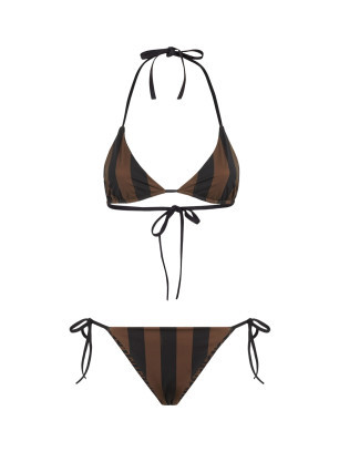 Fendi Reversible Striped Bikini Set | Senser US