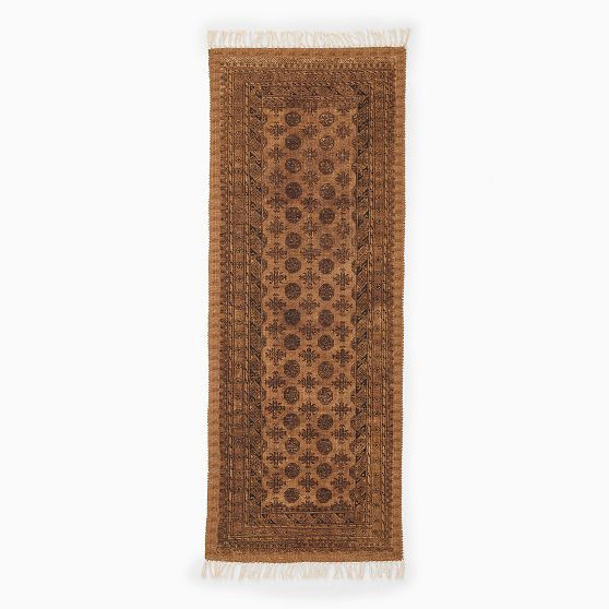 Karima Reversible Rug, Copper, 2.5x7 | West Elm (US)