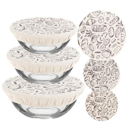 3 Pcs Reusable Bowl Cover for Bread Proofing Elastic Bread Proofing Cover for Sourdough Rising Dough Sourdough Baking Accessories | Walmart (US)