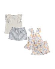 Little Girls 4pc Mix And Match Sets With Sunglasses | TJ Maxx