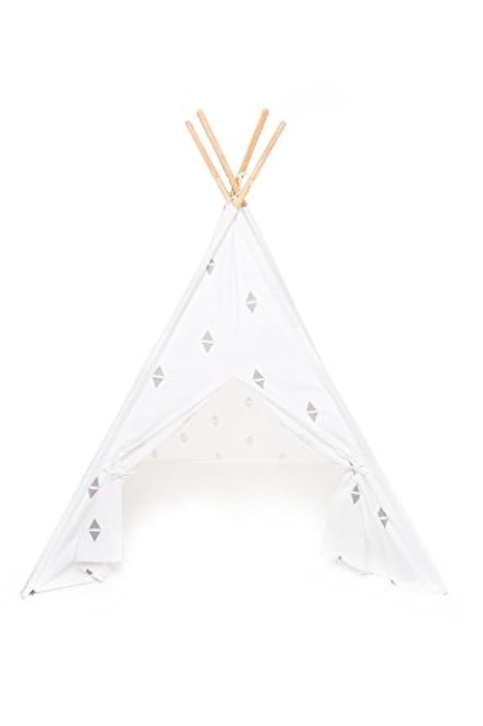 FROM THE AVENUE Play Teepee for Kids – 100% Cotton Canvas and Bamboo Poles Portable Indoor Tent for  | Amazon (US)
